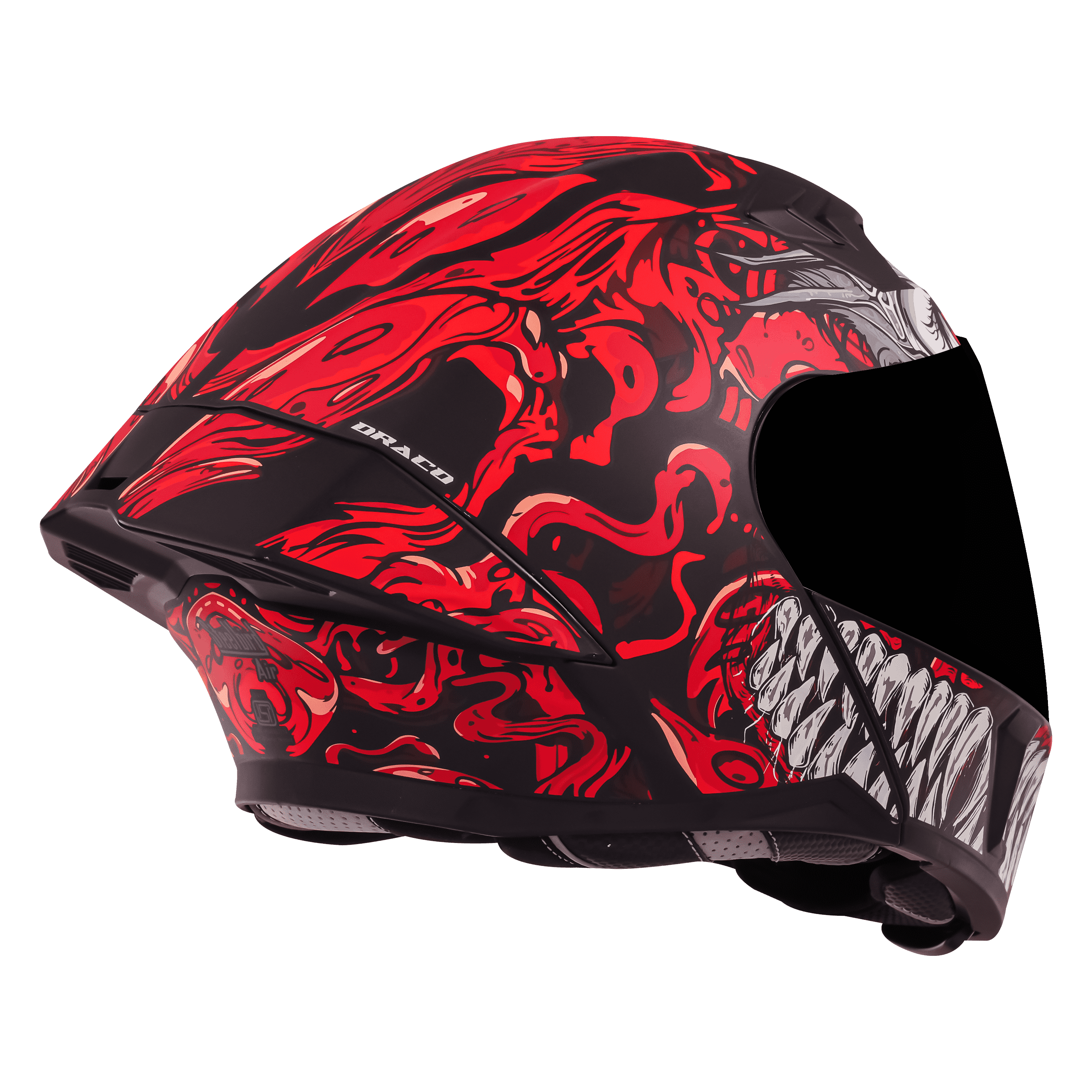 SBA-20 DRACO GLOSSY BLACK WITH RED